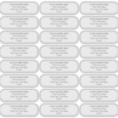 Einfache Schlichte, abgerundete Ecken an den Grenz Aufkleber (Vorderseite)