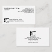 Einfache Schlichte Babysitting-Dienstleistungen Visitenkarte (Vorne/Hinten)