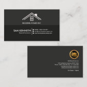 Einfache Schlichte Berufliche Konstruktion Visitenkarte (Vorne/Hinten)