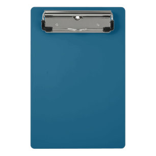 Einfache schlichte Blautafel Mini Klemmbrett
