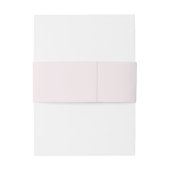 Einfache Schlichte Blütenfarbe Solid Background Mo Einladungsbanderole (Rückseitenbeispiel)