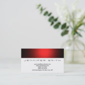 Einfache Schlichte Business Card Visitenkarte (Stehend Vorderseite)