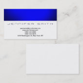 Einfache Schlichte Business Card Visitenkarte (Vorne/Hinten)