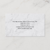 Einfache Schlichte Elegant Grau Moderne Visitenkarte (Rückseite)