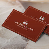 Einfache Schlichte Krankenversicherungskarte in Ro Visitenkarte