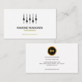 Einfache schlichte kreative solide visitenkarte (Vorne/Hinten)