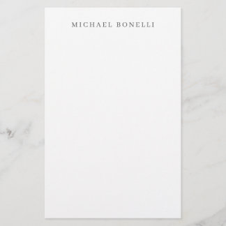 Einfache Schlichte Minimalistische Elegant Moderne Briefpapier