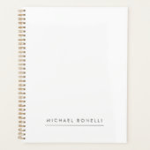 Einfache Schlichte Minimalistische Elegant Moderne Planer (Vorderseite)