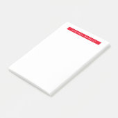 Einfache Schlichte Minimalistische Elegant Moderne Post-it Klebezettel (angewinkelt)