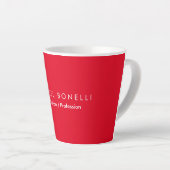 Einfache Schlichte Minimalistische Elegante Modern Milchtasse (Rechte Ecke)