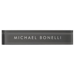 Einfache Schlichte Minimalistische Elegante Modern Namensplakette