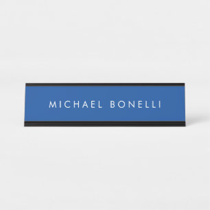 Einfache Schlichte Minimalistische Elegante Modern Schreibtischnamensplakette