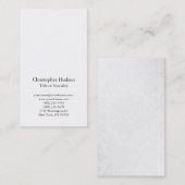 Einfache Schlichte, moderne Berufliche Visitenkart Visitenkarte (Vorne/Hinten)