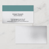 Einfache Schlichte-moderne Business Card Visitenkarte (Vorne/Hinten)