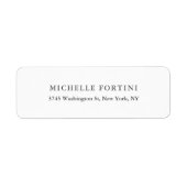 Einfache Schlichte Moderne Elegant Minimalistisch (Vorne)