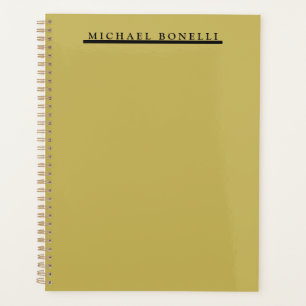 Einfache Schlichte Moderne Elegante Vegas Gold Far Planer