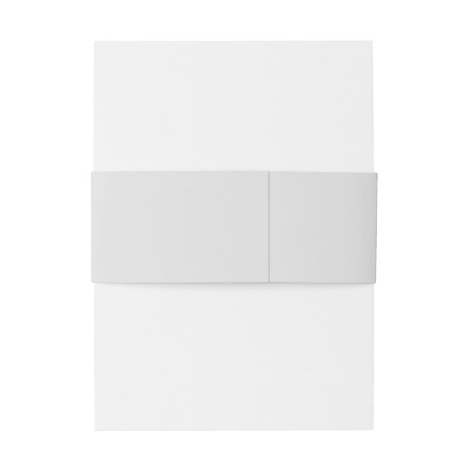 Einfache Schlichte Moderne Texte Ultimate Gray Wed Einladungsbanderole (Rückseitenbeispiel)