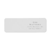 Einfache Schlichte Moderne Ultimate Gray Wedding-A (Vorne)