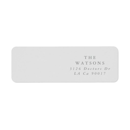 Einfache Schlichte Moderne Ultimate Gray Wedding-A (Vorne)