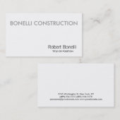 Einfache Schlichte, moderne Visitenkarte (Vorne/Hinten)