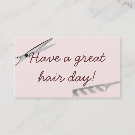 Einfache Schlichte rosafarbene, stylische Visitenk Visitenkarte (Vorderseite)