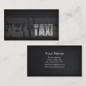 Einfache schlichte silberne visitenkarte (Vorne/Hinten)