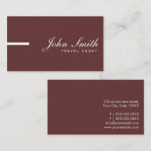 Einfache schlichte visitenkarte (Vorne/Hinten)