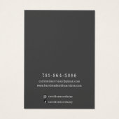 Einfache Schmuck-Nekklace-Display Gray-Karte (Rückseite)