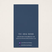 Einfache SchmuckEarring Display Blue Card (Rückseite)