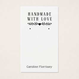 Einfache SchmuckEarring Display Blue Card