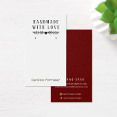 Einfache SchmuckEarring Display Burgundy Card (Schreibtisch)