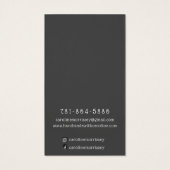 Einfache SchmuckEarring-Display Grau-Karte (Rückseite)