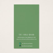 Einfache SchmuckEarring Display Green Card (Rückseite)