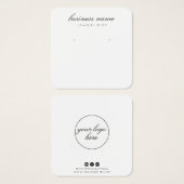 Einfache Schmuckkarte für den Ofen (Vorne & Hinten)