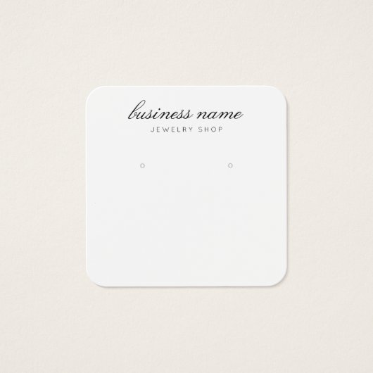 Einfache Schmuckkarte für den Ofen (Vorderseite)