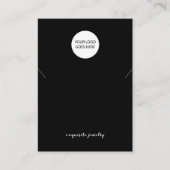 Einfache Schmuckkarte für Ihr Logo Visitenkarte (Vorderseite)
