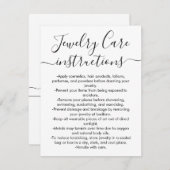 Einfache Schmuckkarte für Schwarz-weiße Skripte Mitteilungskarte (Vorne/Hinten)