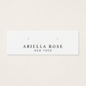 Einfache Schmuckkarte mit weißem Ofen (Vorderseite)