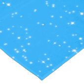 Einfache Schnee und Stars auf LICHT BLAU oder Ihre Tischdecke (Schrägansicht)
