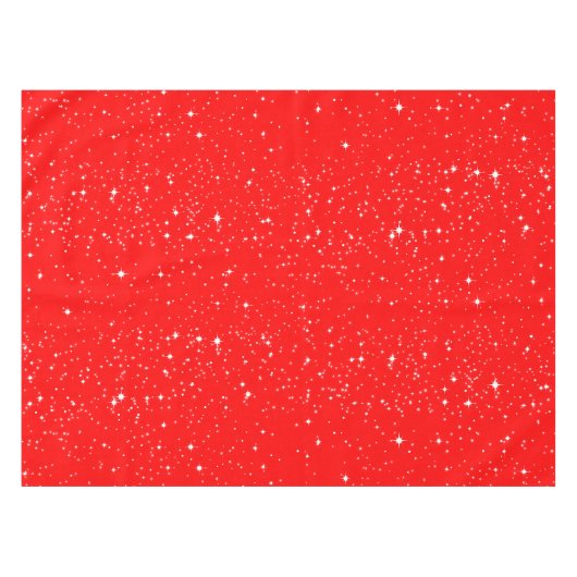 Einfache Schnee und Steine auf HELLEN ROTEN oder F Tischdecke (Vorderseite (Horizontal))