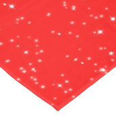 Einfache Schnee und Steine auf HELLEN ROTEN oder F Tischdecke (Schrägansicht)
