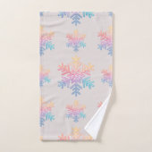 Einfache Schneeflocke Badhandtuch Set (Handtuch)