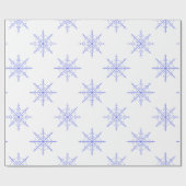 Einfache Schneeflocke Geschenkpapier (Flach)