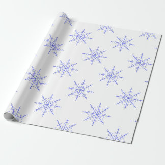 Einfache Schneeflocke Geschenkpapier