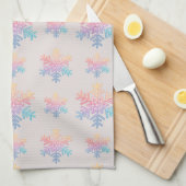 Einfache Schneeflocke Geschirrtuch (Viertel Falte)