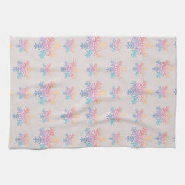 Einfache Schneeflocke Geschirrtuch