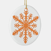 Einfache Schneeflocke Keramikornament (Rechts)