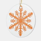 Einfache Schneeflocke Keramikornament (Links)