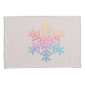 Einfache Schneeflocke Kissenbezug (Vorderseite-Rechts)