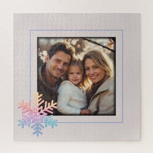 Einfache Schneeflocke Puzzle (Vertikal)